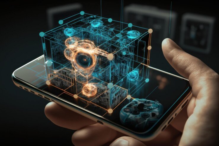 “Usuários brasileiros utilizando aplicativos de inteligência artificial em smartphones em 2025.”